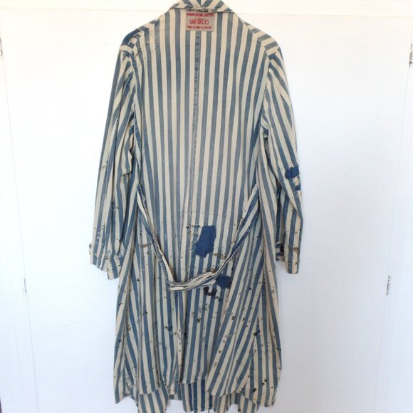 Magnolia Pearl WELLS BIG HICKORY Stripe Sanforized Smock Denim Jacket NWT - Picture 5 of 10